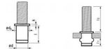 Zeta 29MxxGrLe Hengeres acél szegecscsavar product image