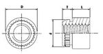 Zeta P_KF2 - Besajtolható anya műanyagba product image 1