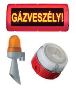 SENS-EX KE-H kültéri, egyoldalas hang- és fényjelző tabló product image 1