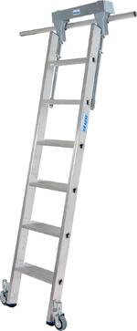 Stabilo Lépcsőfokos polclétra, cső vezetősínnel product image