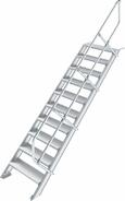 KRAUSE Könnyűfém lépcső product image