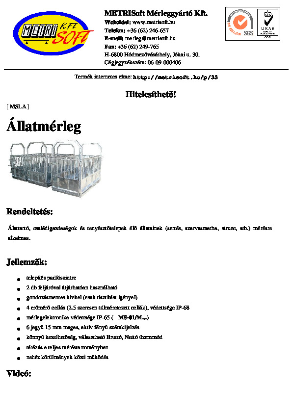 Állatmérleg