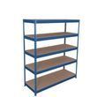  Rapid 3 fém polcállvány, 160 x 150 x 60 cm, 265 kg/polc, 5 farostlemez (HDF) polc, kék product image