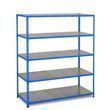  Rapid 2 fém polcállvány, 198 x 152,5 x 61 cm, 110 kg/polc, 5 acél panel, kék product image