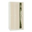  Manutan DURO PROFI hegesztett öltözőszekrény, 3 részes, bézs/bézs, hengerzár product image