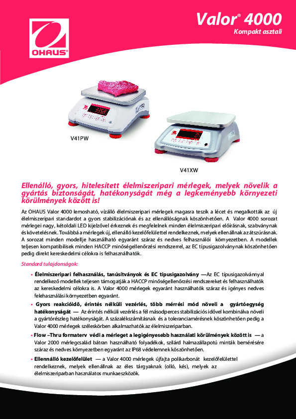 Alföldi Mérleg Kft. Ohaus Valor4000 prospektus hu.pdf