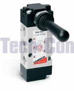 Camozzi 5/3-as 1/8-os háromállású kézi karos szelep CC 368-900 product image