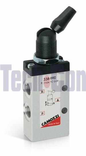 Camozzi 3/2-es 1/8-os billenőkaros szelep 338-990 product image 1