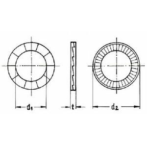 Gross Nord-lock alátétek acél product image 1