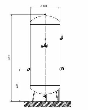 Pneutrend Álló légtartály product image 1