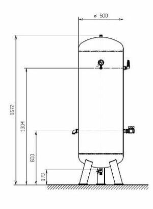 Pneutrend Álló légtartály product image 1