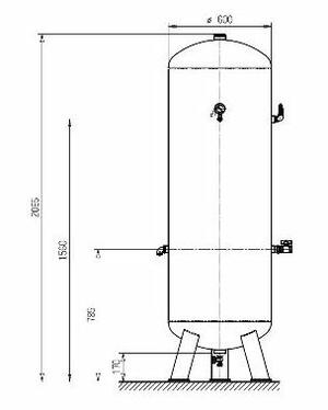 Pneutrend Álló légtartály product image 1