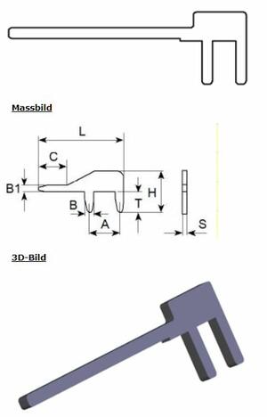 VOGT Forrasztható szögstift product image 1