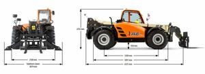 JLG 4014 PS Merev törzsű homlokrakodó product image 1