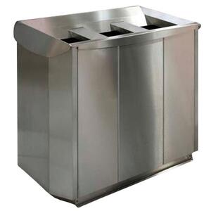 Triplex hulladéktároló-rozsdamentes product image 1