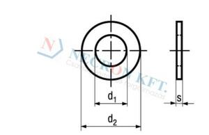Necron NCN 560 - Lapos alátét product image 2