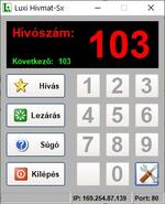 LUXINFO SX rendszer Natív hívórendszer vezérlő alkalmazás product image