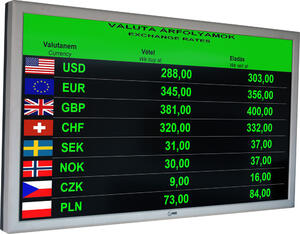 Luxinfo Lcd valutaárfolyam-kijelző product image 2