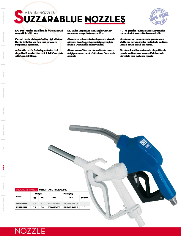 PIUSI-SUZZARABLUE-NOZZLES-MANUAL-esp.pdf
