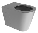 Green Clean rozsdamentes WC csésze, álló, alsó és hátsó kifolyású GCV00044 product image