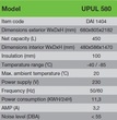 Arctiko UPUL 580 ultramélyhűtő -85 C álló kivitel product image 3