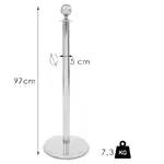 Hungaro Management Króm köteles kordonoszlop, 7,3kg (KOKC) product image