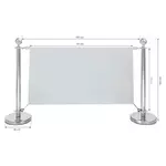 Hungaro Banneres oszlop króm, 14kg (KOK-banner) product image