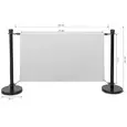 Hungaro Management Banneres oszlop fekete, 14kg (KOB-banner) product image