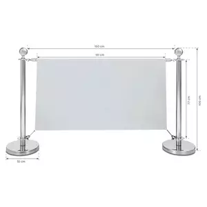 Hungaro Management Banneres oszlop króm, 14kg (KOK-banner) product image 1