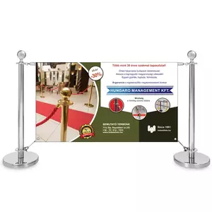 Hungaro Management Banneres oszlop króm, 14kg (KOK-banner) product image 2