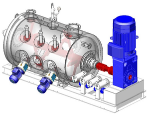 Turbodry Horizontális lapátos reaktor és product image 1