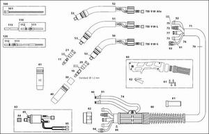 TBI 9W/S/L/ALU VÍZHŰTÉSŰ HEGESZTŐPISZTOLY product image 1