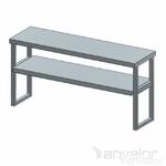 Anvalor ÁTADÓ POLC, kétszintes, 90x35x60 cm product image