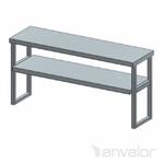Anvalor ÁTADÓ POLC, kétszintes, 110x35x60 cm product image