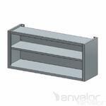 Anvalor FALI SZEKRÉNY, nyitott, köztes polccal, 900x400x600 mm product image