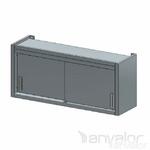 Anvalor FALI SZEKRÉNY, tolóajtós vagy nyílóajtós, köztes polccal, 1200x400x600 mm product image