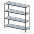 Anvalor 4 perforált polccal, 180x60x180 cm product image