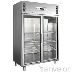 FORCAR 1400 literes, rozsdamentes, üvegajtós, légkeveréses product image 1