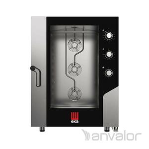 Tecnoeka KOMBI SÜTŐ-GŐZPÁROLÓ, ELEKTROMOS, GASZTRONÓMIAI, 10 TÁLCÁS, MECHANIKUS product image 1