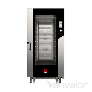 Tecnoeka KOMBI SÜTŐ-GŐZPÁROLÓ, ELEKTROMOS, GASZTRONÓMIAI, 20 TÁLCÁS, ÉRINTŐPANELES product image 1