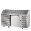 Tecnodom PIZZAPULT, 1 AJTÓS, 600X400 MM, JOBB OLDALI HŰTŐEGYSÉG, 6 DB FIÓK product image 1