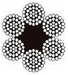  HORGANYZOTT DIN EN 12385-4 (WS 6X36+FC/IWRC) product image