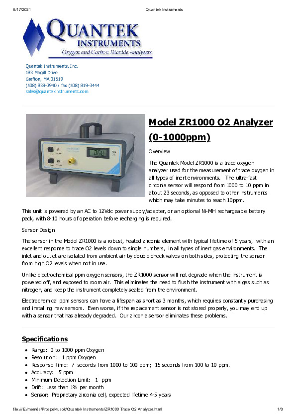 ZR1000 Trace Oxygen Analyzer.pdf