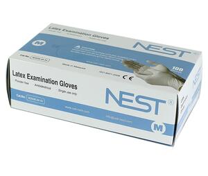 Nest Biotechnology 901021 Latex púdermentes kesztyű product image 1
