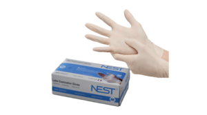 Nest Biotechnology 901031 Latex púdermentes kesztyű product image 1
