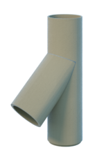 Montel Samott füstcső-csatlakozó idom 45 product image