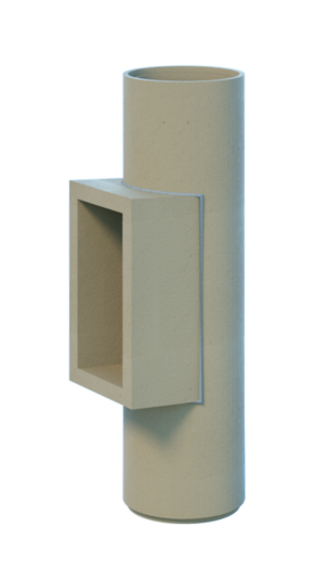 Montel Samott tisztítóajtó-csatlakozó idom product image 1