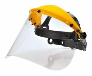 PORTWEST Arcvédő homlokpánttal polikarbonát látómező vagy háló látómező víztiszta product image 1