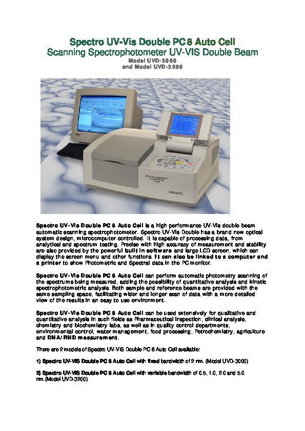Spectro UVD3000.pdf