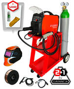 ALFAWELD ALFAWELD Handy MIG 200 LED Synergic inverteres hegesztőcsomag 4,3m3 Corgon palackkal product image